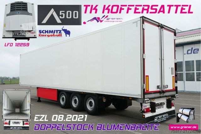 Kühlauflieger SCHMITZ CARGOBULL SKO 24/DOPPELSTOCK BLUMEN TK A500 DRP FP 45