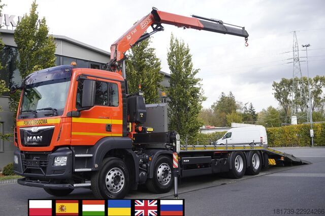 Camião-grua MAN TGS 35.360 E6 8×2 / Fassi F235A.2.22