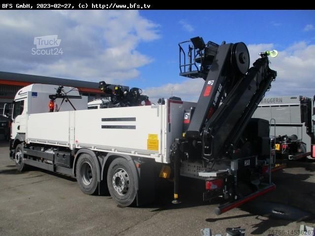 LKW mit Pritsche (offen) MAN TGS (TG3) 26.510 6x2-4 BL  HIAB 232ES-5 X-HIPRO
