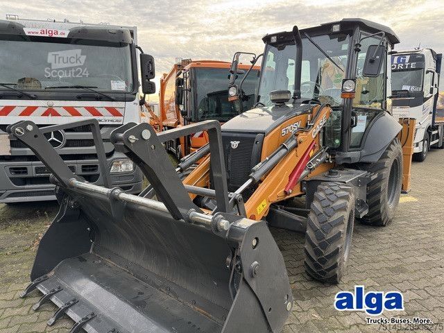 Chargeuse-pelleteuse CASE 570SV, 4+1 Schaufel, Telestiel, Palettengabel,AC