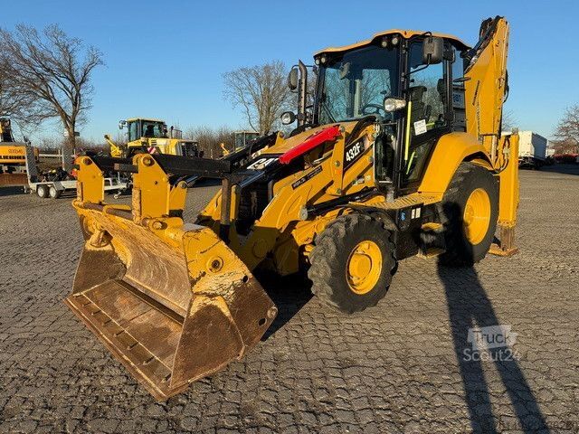 Escavatore gommato CATERPILLAR 432F2, 4+1 Schaufel, Telestiel, Palettengabel,AC