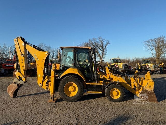 Escavatore gommato CATERPILLAR 432F2, 4+1 Schaufel, Telestiel, Palettengabel,AC