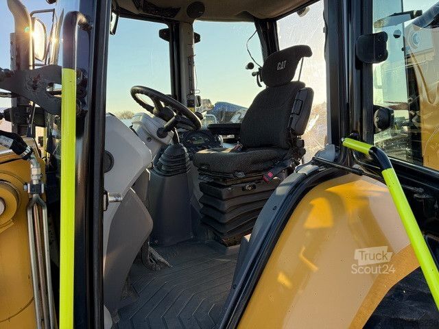 Escavatore gommato CATERPILLAR 432F2, 4+1 Schaufel, Telestiel, Palettengabel,AC