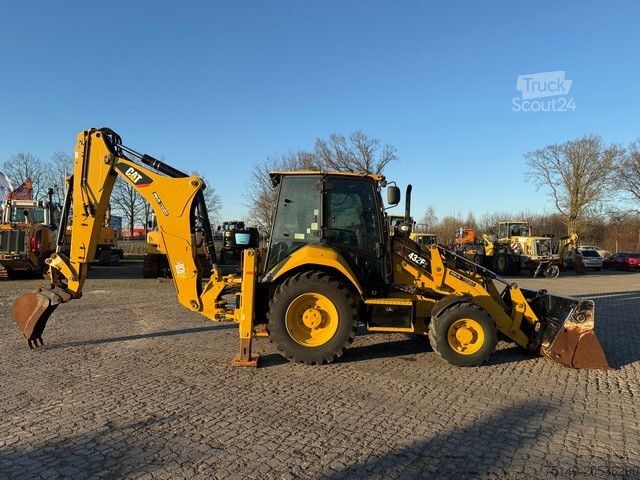 Ekskavators-iekrāvējs CATERPILLAR 432F2, 4+1 Schaufel, Telestiel, Klima, Löffel