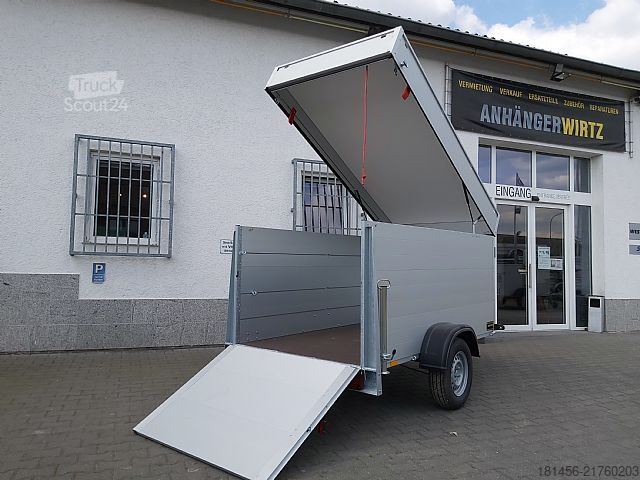 Caisse fermée (ou tôlé) Anssems GTB 1200 VT 2 251x125x118cm Alu Deckel direkt