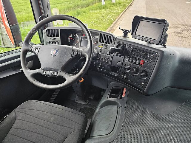 Remorque à plate-forme SCANIA P410 HIAB 258EP5