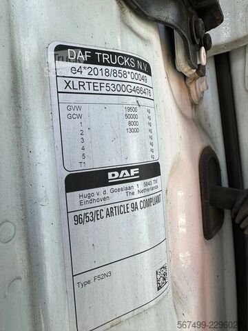 MTS standard DAF XG 530,  Standard, Full Spoiler, New Tacho G2v2...