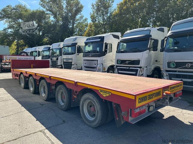 Platform römorku Broshuis 5 ABS D-68   Extendable Flatbed/Platform Semi-T...