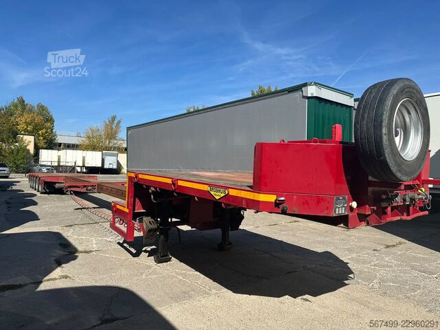Platform römorku Broshuis 5 ABS D-68   Extendable Flatbed/Platform Semi-T...