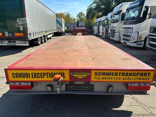 Platform römorku Broshuis 5 ABS D-68   Extendable Flatbed/Platform Semi-T...