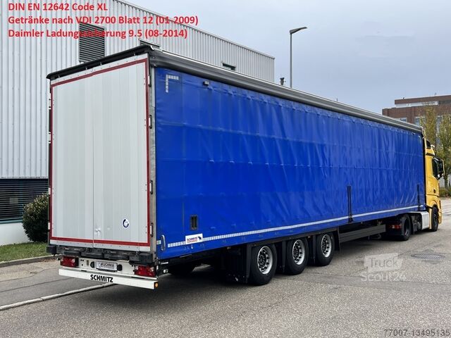 Schmitz Cargobull SCS 24 MEGA Speed Curtain Code-XL Getränke TOP