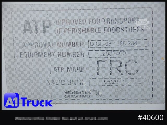 Kühlanhänger SCHMITZ Achwege & Tönjes, Rohrbahn, Fleisch,