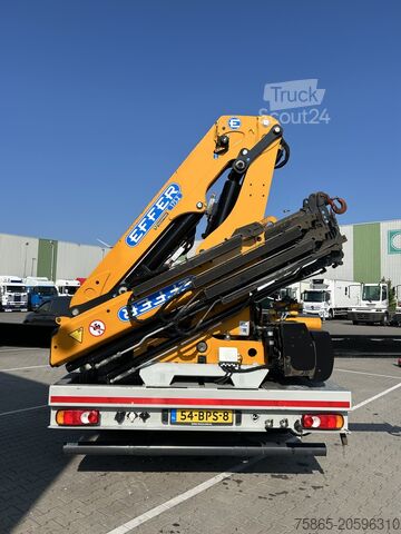 Tovornjak z žerjavom DAF LF 320 FA 19T + Burg BPM 0018 Trailer / Effer 1...