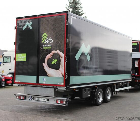 Box trailer Junge 2-Achser BPW Durchladen Doppelstock TOP