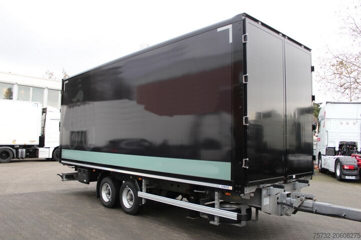 Skriňový príves  Junge 2-Achser BPW Durchladen Doppelstock TOP