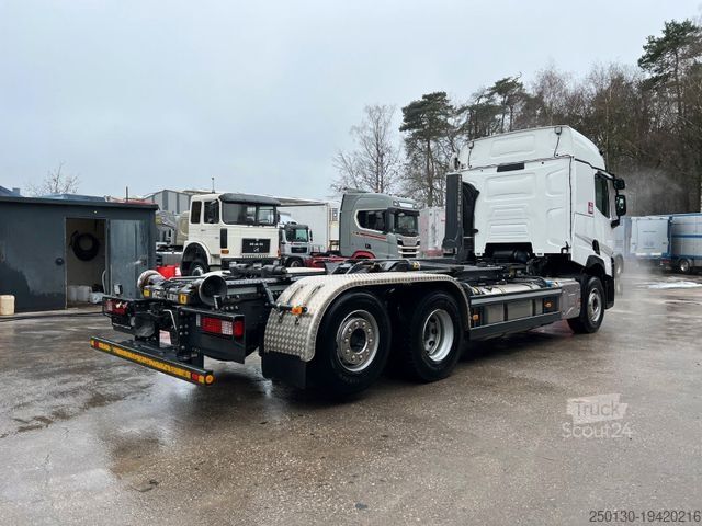 Roll-off tipper truck RENAULT T480 6x2 Euro6 Meiller-Abrollkipper