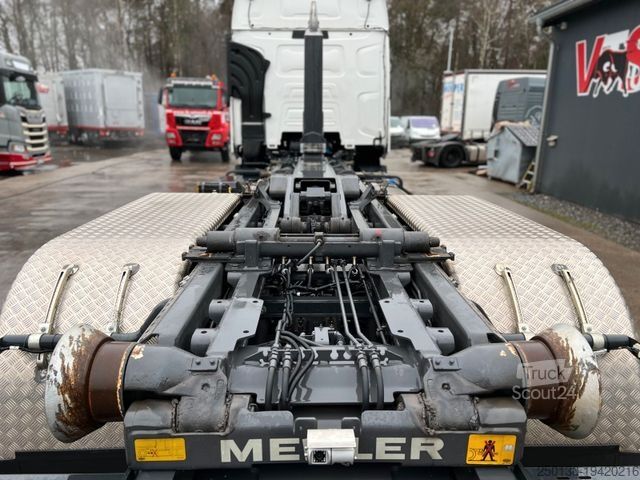 Roll-off tipper truck RENAULT T480 6x2 Euro6 Meiller-Abrollkipper