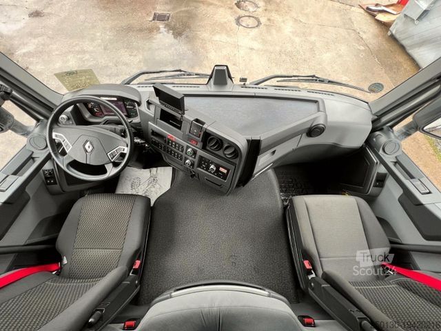 Roll-off tipper truck RENAULT T480 6x2 Euro6 Meiller-Abrollkipper