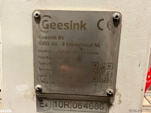 Vehículo de recogida de basuras DAF FAG XD 340 Euro 6 Geesink 20m³