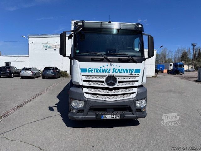 Içecek kamyonu MERCEDES-BENZ MB Antos Getränkeaufbau Schwenkwand Ladebordwand