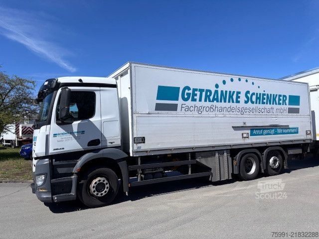 Içecek kamyonu MERCEDES-BENZ MB Antos Getränkeaufbau Schwenkwand Ladebordwand