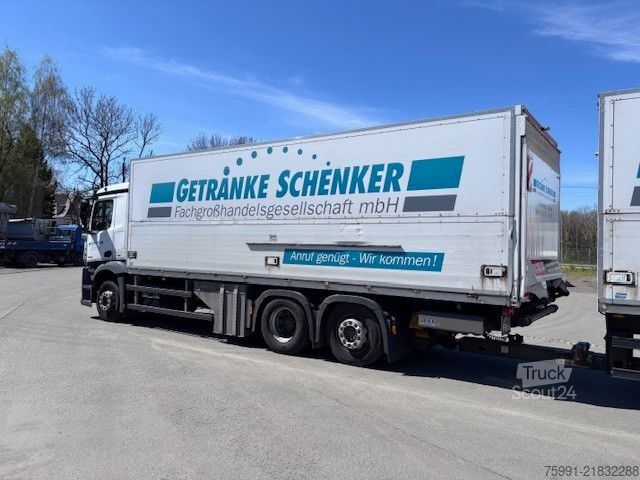 Içecek kamyonu MERCEDES-BENZ MB Antos Getränkeaufbau Schwenkwand Ladebordwand