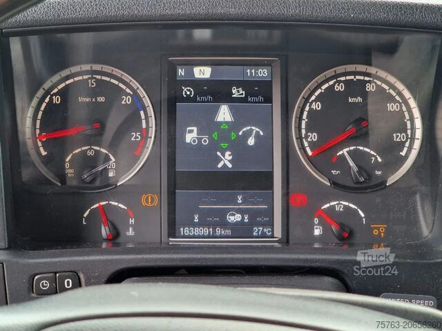 Gekoeld/bevroren transport Scania R580 Topline 6x2*4 Frigo + Burg trailer - Retar...