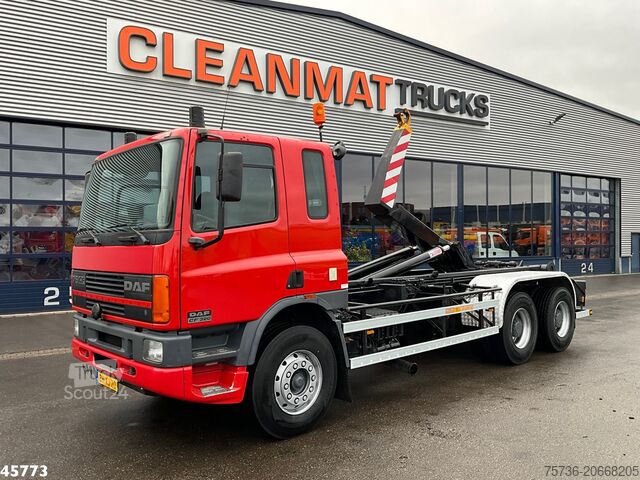 System för krokarm DAF FAT 75.320 6x4 Full steel Hiab 17 Ton haakarmsy...