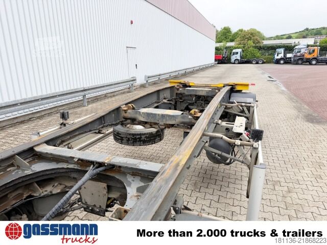Prikolica sa kiper sistemom (roll-off prikolica) Hüffermann HSA 20.70 Schlittenabroller