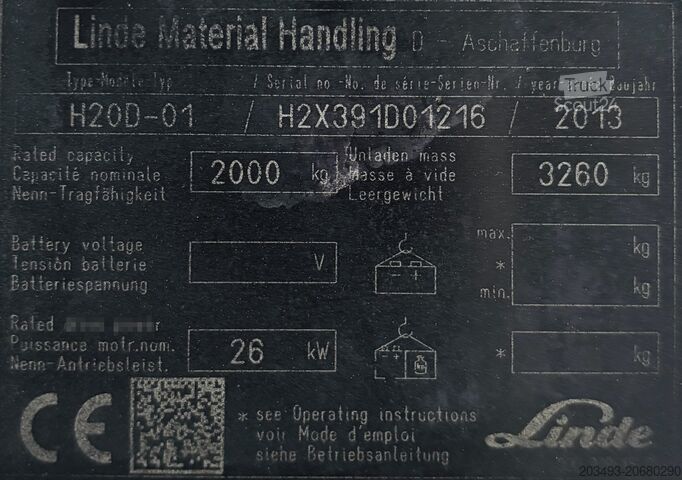 Gabelstapler Linde H20D-01
