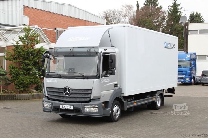 شاحنة صندوقية Mercedes-Benz Atego 818 Koffer Klima LDW Schalter LBW