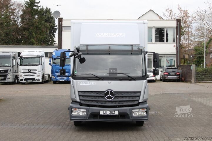 شاحنة صندوقية Mercedes-Benz Atego 818 Koffer Klima LDW Schalter LBW