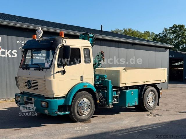 Vetoyksikkö MERCEDES-BENZ 1729 4x2 Atlas 100.1LK, Pritschenaufbau & AHK