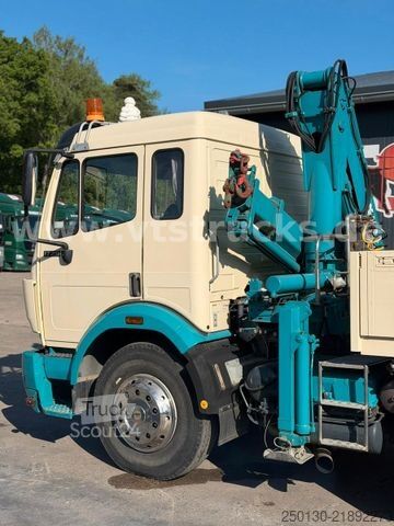 Vetoyksikkö MERCEDES-BENZ 1729 4x2 Atlas 100.1LK, Pritschenaufbau & AHK