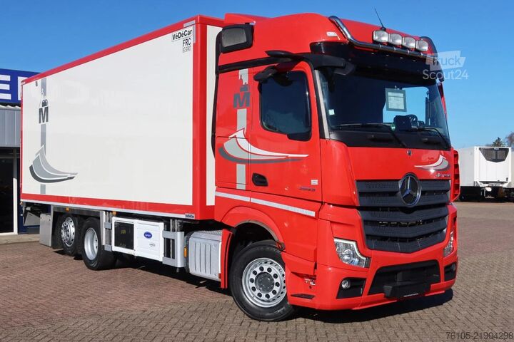 Gekoeld/bevroren transport Mercedes-Benz Actros 2653 2653 LL Koel/Vries. Cherau Aanhange...