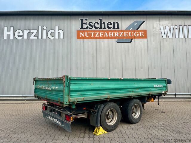 Driezijdige kipperaanhanger MÜLLER-MITTELTAL KA-TA-R 14,4 | Auffahrrampen*Trommel*Blatt*Plane