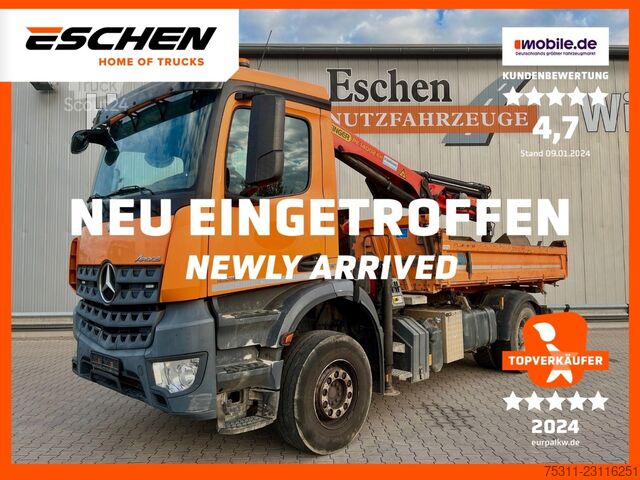 Pašizgāzējs kravas automašīna MERCEDES-BENZ Arocs 1830|PK14002-EHB*faltbar*Funk*MEILLER*Navi