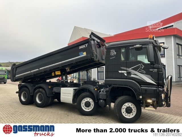 Kipper LKW MAN TGS 35.500 8x8 BB, Meiller Bordmatik