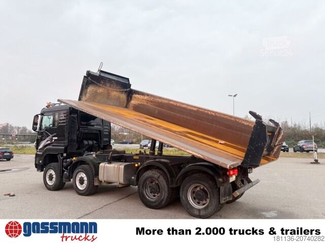 Kipper LKW MAN TGS 35.500 8x8 BB, Meiller Bordmatik