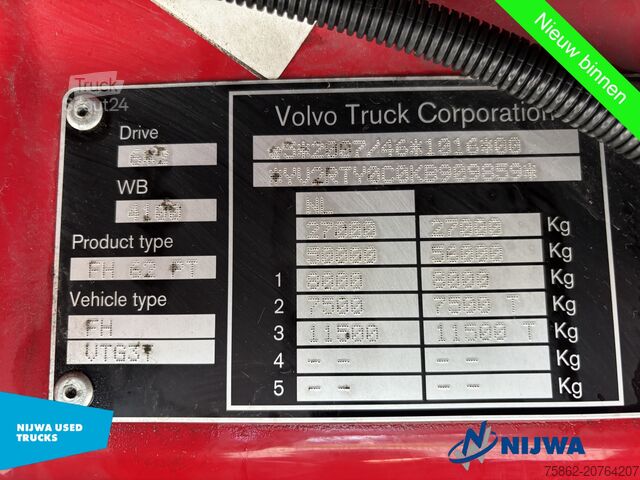 Standard-SZM Volvo FH 460 6x2/4 I-Park + Schuifschotel