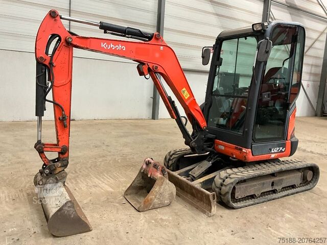 Mini-escavadora Kubota U 27-4