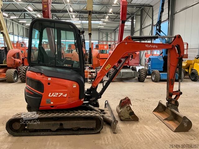 Mini-escavadora Kubota U 27-4