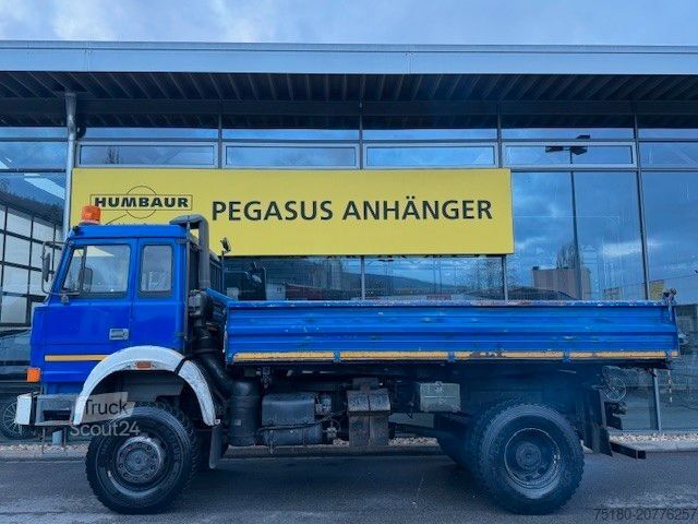 شاحنة قلابة IVECO Magirus 170-34Turbo V8 Dreiseitenkipper Allrad