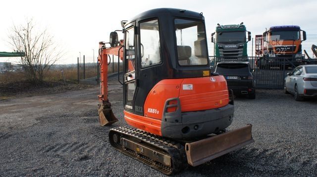 Mini-escavadora KUBOTA KX61-3 KX 61 2600 Kg Minibagger