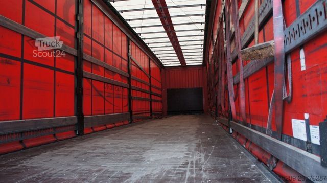 Atvērta puspiekabe ar tentu KRONE SD Pritsche + Plane Liftachse