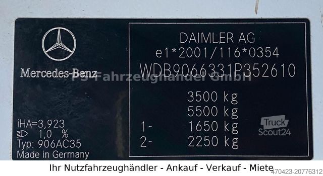 Furgão de painéis MERCEDES-BENZ Sprinter II 316 CDI*Mixto*RadSt 3665 mm*AHK*