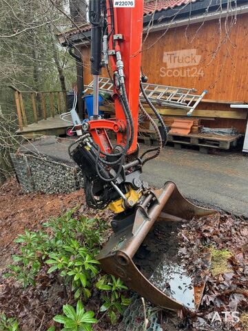 μίνι εκσκαφέας Kubota U36-4 Beltegraver m/ 4 skuffer, rotortilt og klype