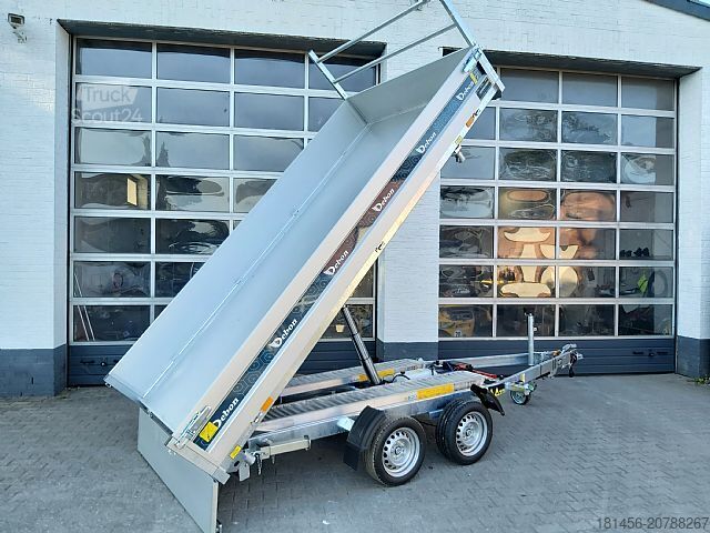 Camión volquete trilateral Cheval Liberté Debon PW 3.6 3500kg 360x180x35cm Rampen Stützen