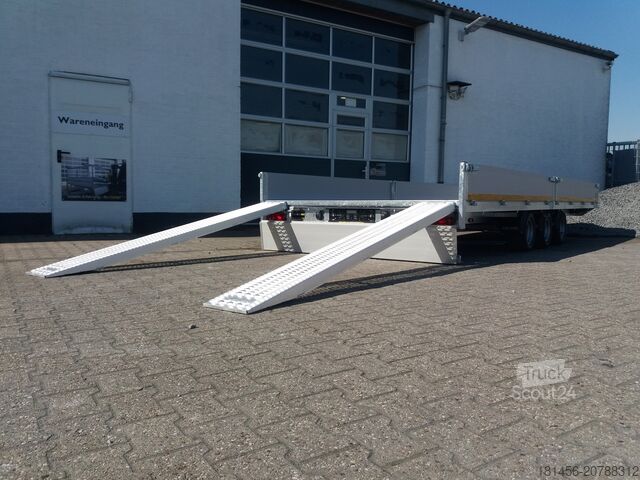 Remolque de turismos Eduard EDUARD 5522 Multitransporter Bordwände 30cm 56cm lfh Tridem Auffahrrampen verfügbar