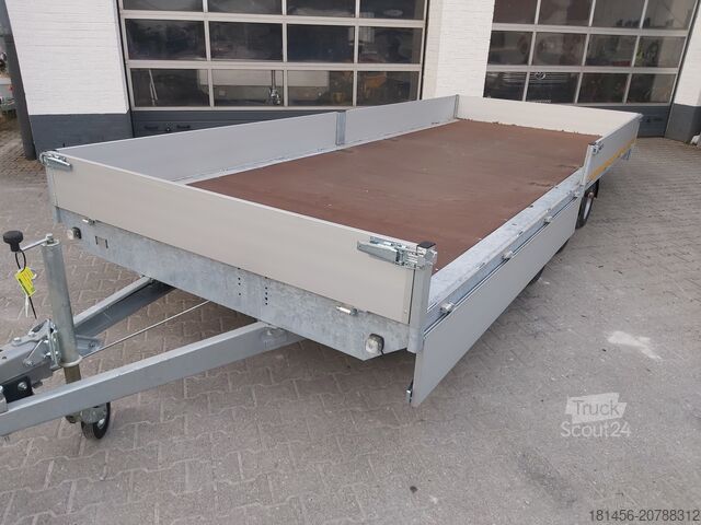 Remolque de turismos Eduard EDUARD 5522 Multitransporter Bordwände 30cm  56cm lfh Tridem Auffahrrampen verfügbar